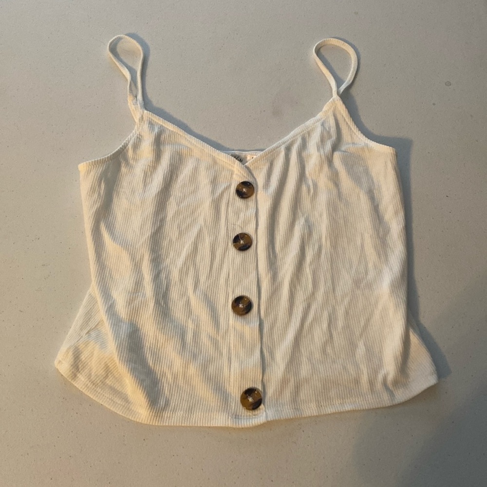 white tanktop
